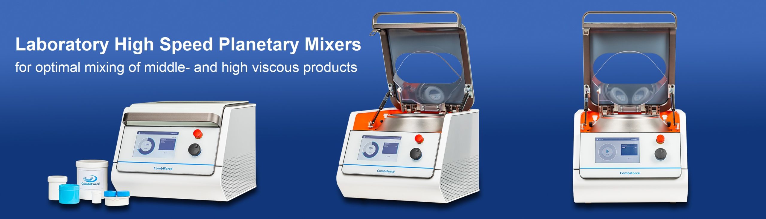 High Speed Laboratory Mixers for optimal mixing of middle and high viscosity products